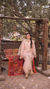 Lawn-3PC Embroidered Shirt with Digital Printed Jacquard Dupatta-1422